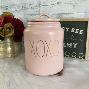 Rae Dunn XOXO Canister Cookie Jar HTF